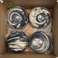 Jeu de boules de pétanque en résine personnalisées YumuQ, jeu de bocce pour l'extérieur, pelouse, jardin, plage, fête familiale pour adultes
