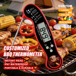 IPX6防水数字温度计数字液晶即时读取厨房食物烧烤肉类烹饪温度计食物温度计 - Product Image 2