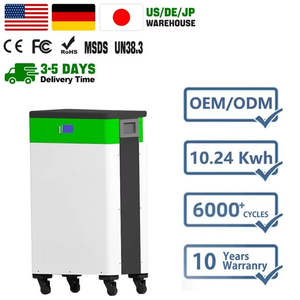 Batteries au lithium 48V 200Ah 51.2V 100Ah, 6000 cycles, 15kWh, blanches, 175kg, pour système solaire domestique, classe IP65, LiFePO4 48V 200Ah - Product Image 6
