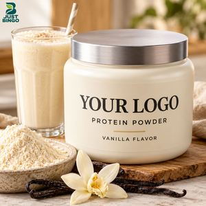 Poudre de protéines végétales en sachets de style Kraft, développement de saveurs personnalisées et production sous marque privée - Product Image 1