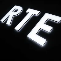 GFace Lettres en relief 3D en acrylique à LED, les plus vendues, étanches IP65, pour logos de voitures et bâtiments, et pour murs de réception de bureaux modernes