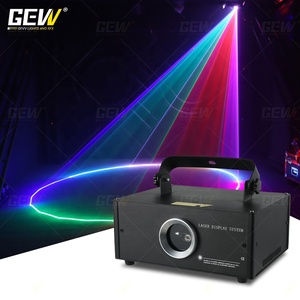 GEVV 1w Rgb Full Color Animation Disco Club Party Laser Stage Light - Product Image 1