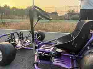 Pedale del freno per e-bike, go-kart biposto per due adulti con roll-bar per bambini, per drifting - Product Image 3