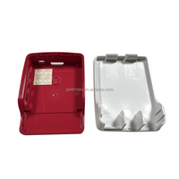 Raspberry Pi 4B Arrière Officielle Logement Cas Original Blanc et Rouge Couvercle En Plastique pour Raspberry Pi 4 Modèle B