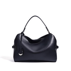 Sac à main bandoulière pour femme en cuir véritable haut de gamme, grande capacité, sac fourre-tout en cuir de vachette pour femmes - Product Image 5