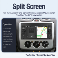 Radio de Coche STWEI con Android Auto para Ford Focus, Kuga MK2, Mondeo, S/C Max, Fiesta, Fusion, Kuga, Galaxy, Transit, BT, CarPlay, DSP, RDS, GPS