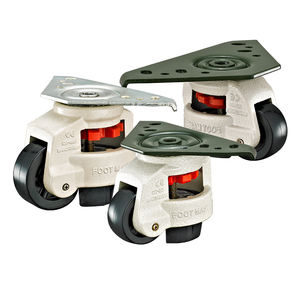 60F 80F 100F Nylon Industrial Nivelamento Rodízios Altura Ajustável Triângulo Placa Rodas Heavy Duty para Bancadas de Máquinas - Product Image 6