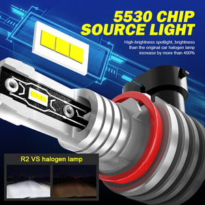 Offre Spéciale R2 h7 en ligne phare de voiture 50W 6000LM H1 H8 H9 H11 9005 9006 9012 12v <span class=keywords><strong>auto</strong></span> ampoule H4 led ampoules phare - Product Image 3