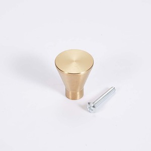 Edelstahl Schubladen griff Massiver runder Schrank knopf Gebürsteter Nickel Kommode Zieht Knöpfe Kleider schrank Möbel Hardware - Product Image 2