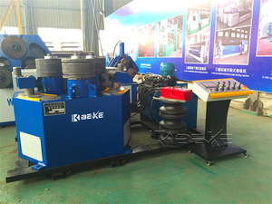 Máquina dobladora de 3 rodillos de perfil rodante de hierro en ángulo de máquina de metal hidráulica automática - Product Image 3