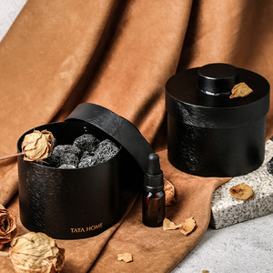 หินกระจายกลิ่นอโรมาเธอราพีจากภูเขาไฟ Tata Home สำหรับตกแต่งบ้าน ใช้ในร่ม ไม่ต้องใช้ไฟ ของขวัญตกแต่งบ้าน - Product Image 2
