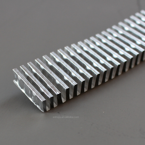 Perfil de Alumínio Extrudado Personalizado para Trocador de Calor, Perfil de Radiador de Alumínio com Aletas de Resfriamento - Product Image 1