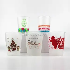 16oz Frost Flex Party Cups Personalized Frosted Flex Cup