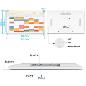 32-Inch Smart Android14 Allwinner AG Anti-Glare Digital Calendar Display Touch Screen Electronic Event Management Video Playback - Product Image 5