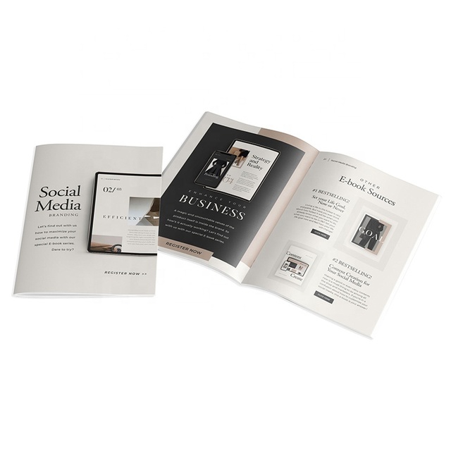 Customized High Quality Magazines Printing Book Offset Printing Film Lamination With Perfect Binding Offset Printing Services