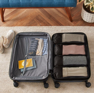 Bộ 3 Chất Lượng Cao Polyester Có Thể Gập Lại Nén Đóng Gói Cubes Giản Dị Dây Kéo Quần Áo Tổ Chức Túi Xách Tay Mềm Bán Buôn - Product Image 4