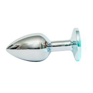 Plug Anale a Forma di Cuore in Lega di Alluminio con LED per Allenamento Anale Femminile - Product Image 3