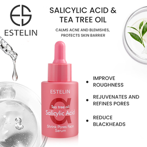 ESTELIN Siero Viso Anti-<span class=keywords><strong>Acne</strong></span> e Riduzione Pori con Olio di Tea Tree e <span class=keywords><strong>Acido</strong></span> <span class=keywords><strong>Salicilico</strong></span> 30ml - Product Image 3