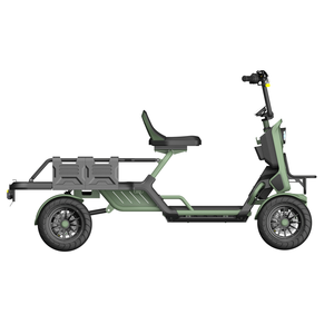 48V 27AH 500W batería de litio 13 pulgadas neumático freno hidráulico doble suspensión eléctrica cuatro ruedas E bicicleta - Product Image 6