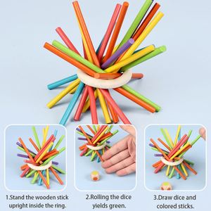 Juguete 2 en 1 con Palitos Extraíbles para Desarrollar Habilidades Motoras Finas, Aprender Matemáticas y Contar, Juegos Familiares, Juguetes de Viaje, Regalos para Niños y Adultos - Product Image 4