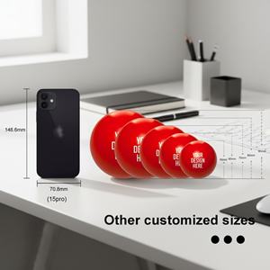 Pelota Antiestrés Personalizada al por Mayor con Logotipo, Pelota de Espuma de PU Redonda para Exteriores, Juguete para Regalo Promocional - Product Image 3
