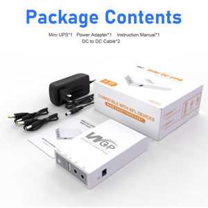 리튬 배터리와 WGP 미니 업 전원 백업 25w 20000mah 미니 업 5v 9v 12v 업 와이파이 라우터 및 모뎀 미니 - Product Image 6