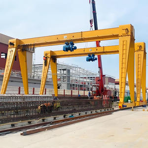 Single Girder Design Hook <b>Lifting</b> 3 Ton 5 Ton 10 Ton 16 Ton Gantry Crane with Electric Hoist - Product Image 3