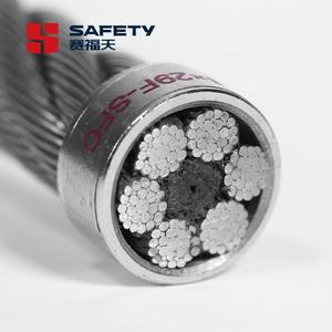 Яркий неоцинкованный Плетеный гибкий сизальный сердечник 8 * 19s-FC типа стальной трос для подъемного троса 6 мм 8 мм 9 мм 10 м - Product Image 4