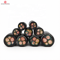 Kabel Fleksibel Berlapis Karet YC 450/750V Inti Tembaga Tugas Berat Tahan Air Tahan Cuaca