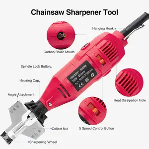 Kit d'aiguisoir de chaîne de tronçonneuse électrique Offre Spéciale de qualité supérieure avec roues d'affûtage fourni par le fabricant
