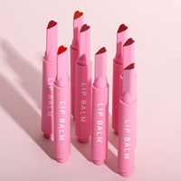 Rouge à lèvres en forme de cœur personnalisé en marque privée OEM, vente en gros, rouge à lèvres solide hydratant et hydratant à long terme