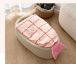 Nouveaux lits pour animaux de compagnie <span class=keywords><strong>matelas</strong></span> chaud en forme de sushi pour <span class=keywords><strong>chien</strong></span> pour automne hiver pour chats chiens fournitures pour animaux de compagnie - Product Image 5