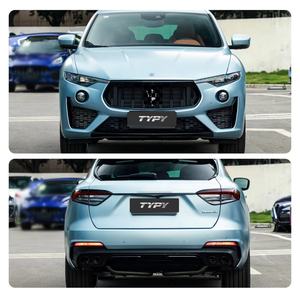 Accessoires de voiture Pare-chocs avant et arrière pour Maserati Levante 2013-2022 Ensemble de phares LED complets Feux arrière Mise à niveau Kit carrosserie Trofeo - Product Image 2