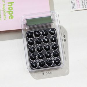 Calculatrice de bureau portable mignonne et compacte en plastique, alimentée par piles, de haute qualité pour le bureau et l'école (vente en gros) - Product Image 2