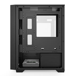 Schwarzes Gaming-PC-Gehäuse 0,4 SPCC-Stahl-Dual-HDD-Gehäuse | 240mm AIO & 6x120mm Lüfter unterstützung USB 3.0 4 PCI-Steckplätze für <span class=keywords><strong>M</strong></span>-ATX/ITX Builds - Product Image 5