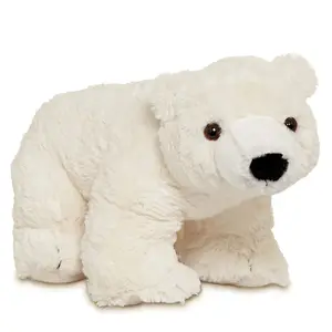 软冰川北极熊毛绒动物玩具圣诞毛绒公仔定制北极熊装饰玩具