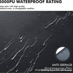 ผ้าใบกันน้ำสำหรับตั้งแคมป์ Woqi ขนาด 545x290 ซม. ทำจากผ้า Oxford กันน้ำ รูปทรงสี่เหลี่ยม พร้อมห่วงร้อยและสมอบกสำหรับใช้งานกลางแจ้ง - Product Image 4