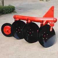 Charrue à disques Massey Ferguson MF, outil agricole à disques avec châssis tubulaire pour l'agriculture