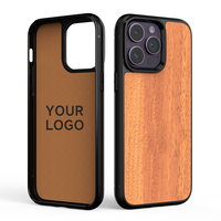 Coque arrière de téléphone en bois de bambou de haute qualité, accessoires de coque en bois de téléphone portable personnalisé pour Iphone 14 Pro Max
