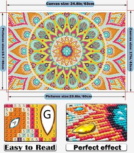 Homfun — Kits de peinture en diamant pour <span class=keywords><strong>adultes</strong></span>, avec perles complètes 5D, décor mural, maison, cadeaux (40x60cm) - Product Image 6