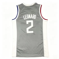 Kawhi Leonard Pria 2026 # 2 Jersey Basket Jahitan Retro Kasual Grosir, Drop Shipping