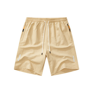 Nouveaux shorts de sport légers pour hommes, best-sellers, avec poches zippées, pantalons de sport élastiques - Product Image 2