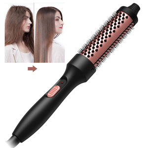 Professionnel PTC Chauffé Cheveux Bouclés Tourmaline Céramique Ionique Ronde Thermique Chaude Curl Brosse 3-en-1 Cheveux Lisseur Fer À Friser - Product Image 6
