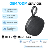 Haut-parleur Bluetooth sans fil portable, rechargeable, étanche, mini, avec subwoofer et basses, pour l'extérieur, en gros