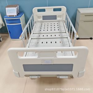 Medical Nursing Bed 142*77*96 Stainless Steel Double Crank Hospital Use - Product Image 5