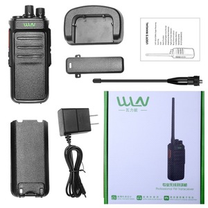 Radio portable analogique VHF/UHF WLN KD-C1000 avec portée de 10 km pour l'extérieur, prise en charge du logo personnalisé - Product Image 3