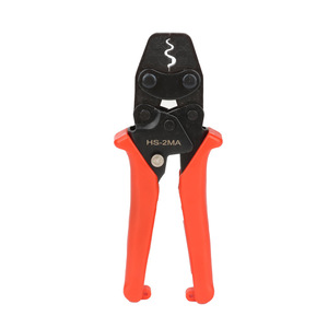 Miniature Bare Terminal Crimping <b>Pliers</b> HS-1MA/2MA Ratchet Type 23 Awg Front Entry Industrial Grade - Product Image 4
