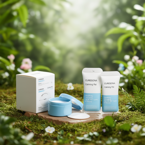 Curesona Calming Pads 8cm Soothing <b>For</b> All Skin Types K Beauty Formula - Product Image 3