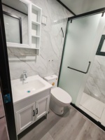 Maisons conteneurs de 20/40 pieds, maisons pliantes, maisons mobiles, configurées de manière luxueuse, studios extensibles, avec salles de bain, cuisines