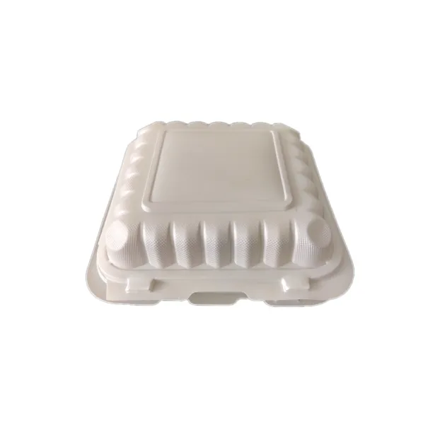 علبة طعام بلاستيكية ذات مفصلات على شكل جمل PP5 مخصصة للاستعمال مرة واحدة للغداء والشطائر والأطعمة الجاهزة
